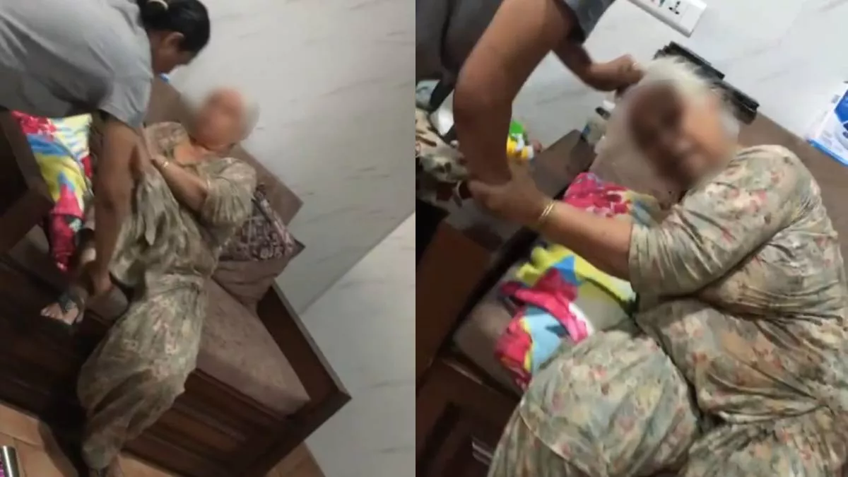 बाल पकड़कर थप्पड़ मारे, दांतों से काटा..., पंजाब के गुरदासपुर में सास पर बहू का कहर, VIDEO वायरल