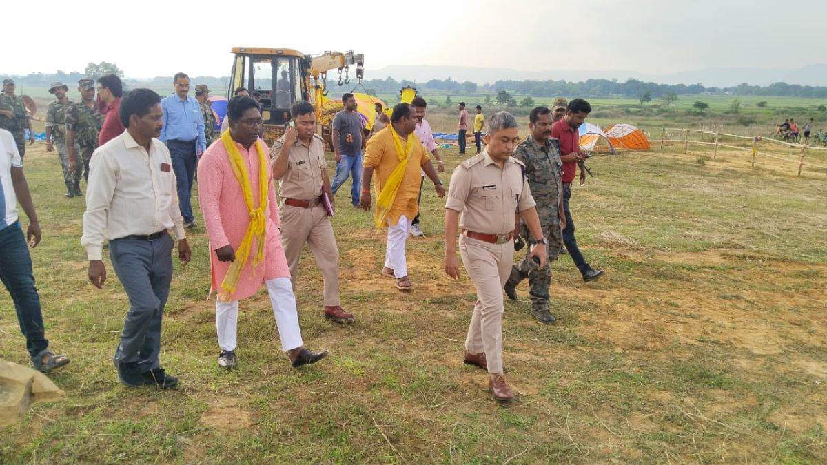 lohardaga vijaya dashami ravan dahan and fair security check