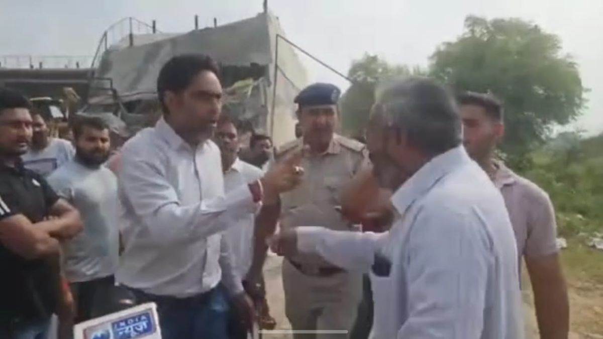 ncr congress leader calls dtp a contract killer during building demolition in gurugram