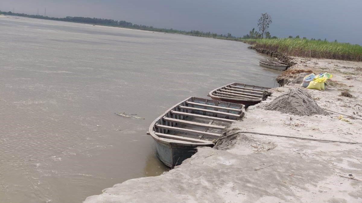 ganga erosion crisis farmers face ruin after water recedes
