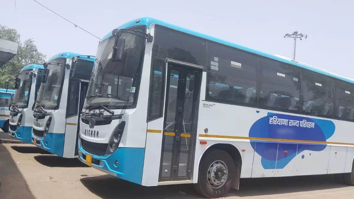 ncr faridabad news ac bus permit issues stall interstate operations