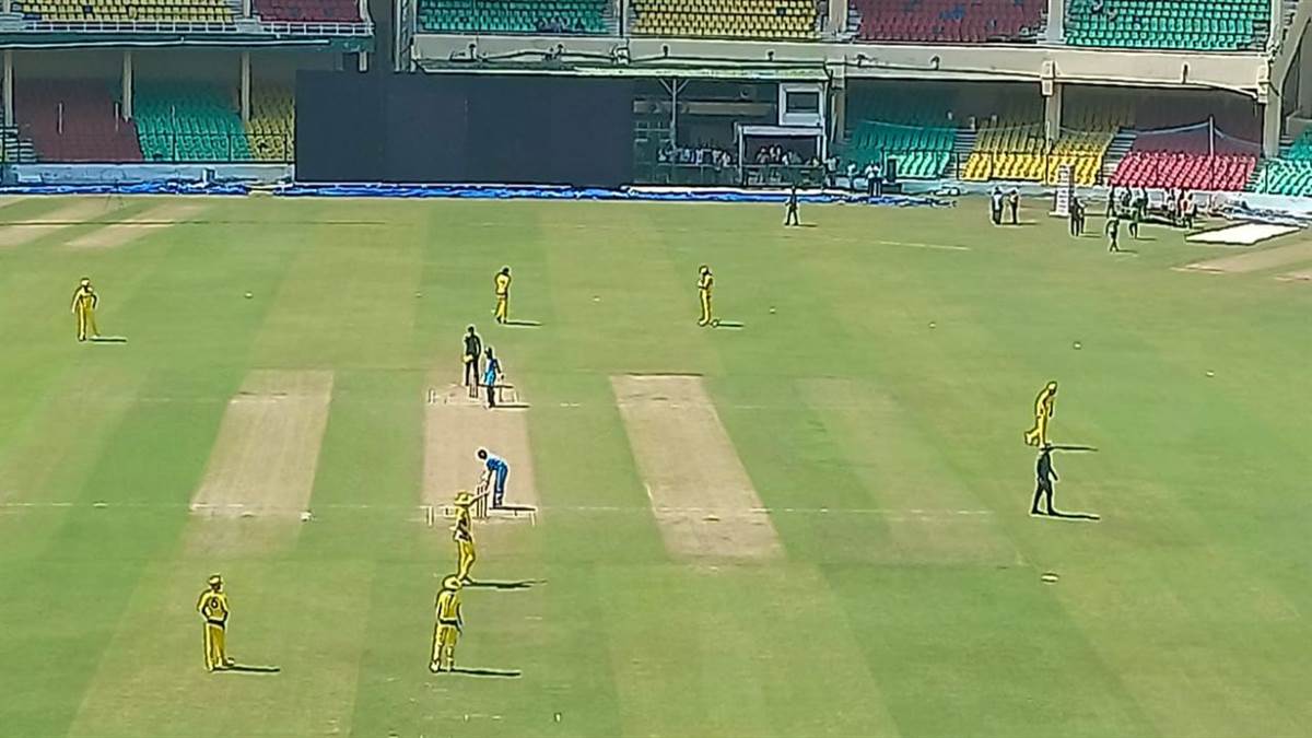 india a vs australia a rescheduled first odi begins in kanpur green park
