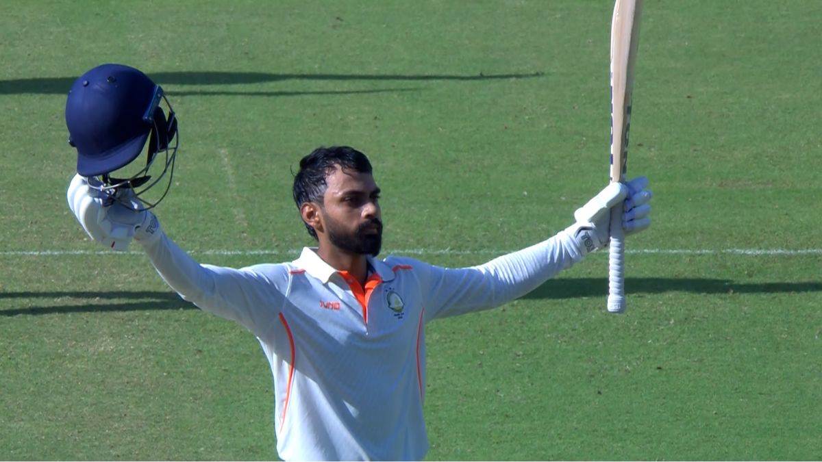 irani cup atharva century puts vidarbha in a strong position
