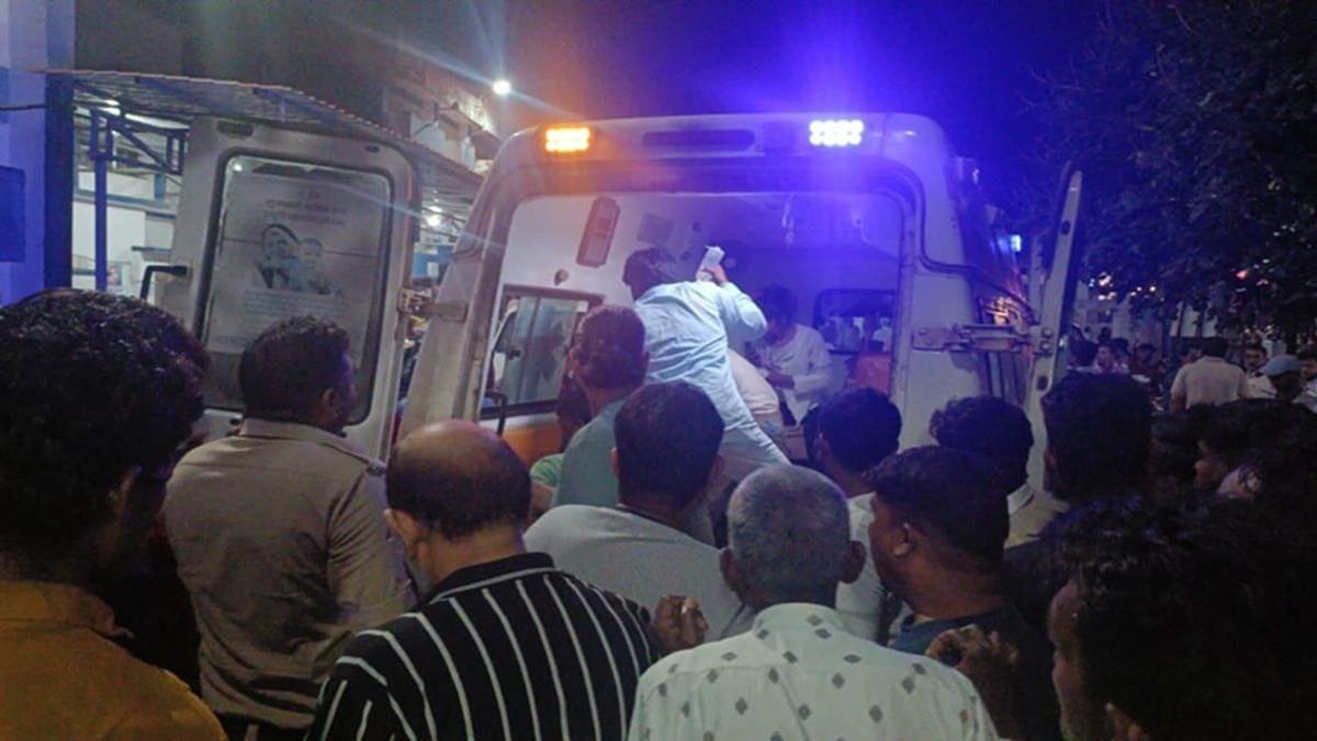 over 18 people injured after a speeding bus rammed into a durga pandal in sihora jabalpur
