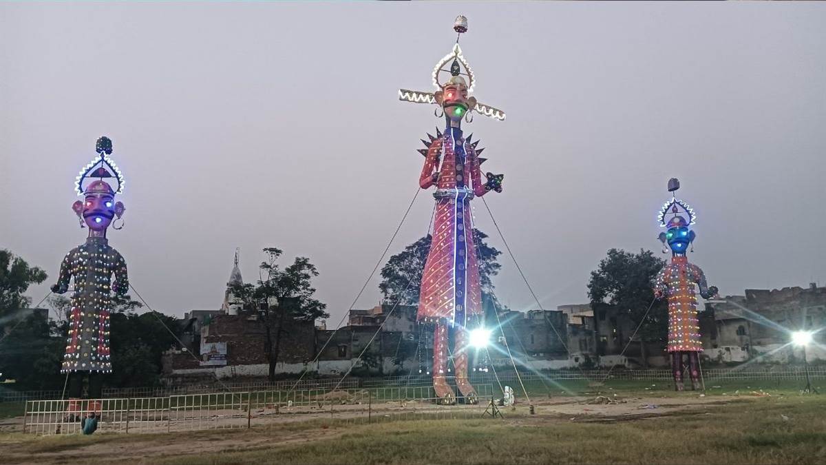 dushara celebrations giant effigies set to burn in jalandhar trending news