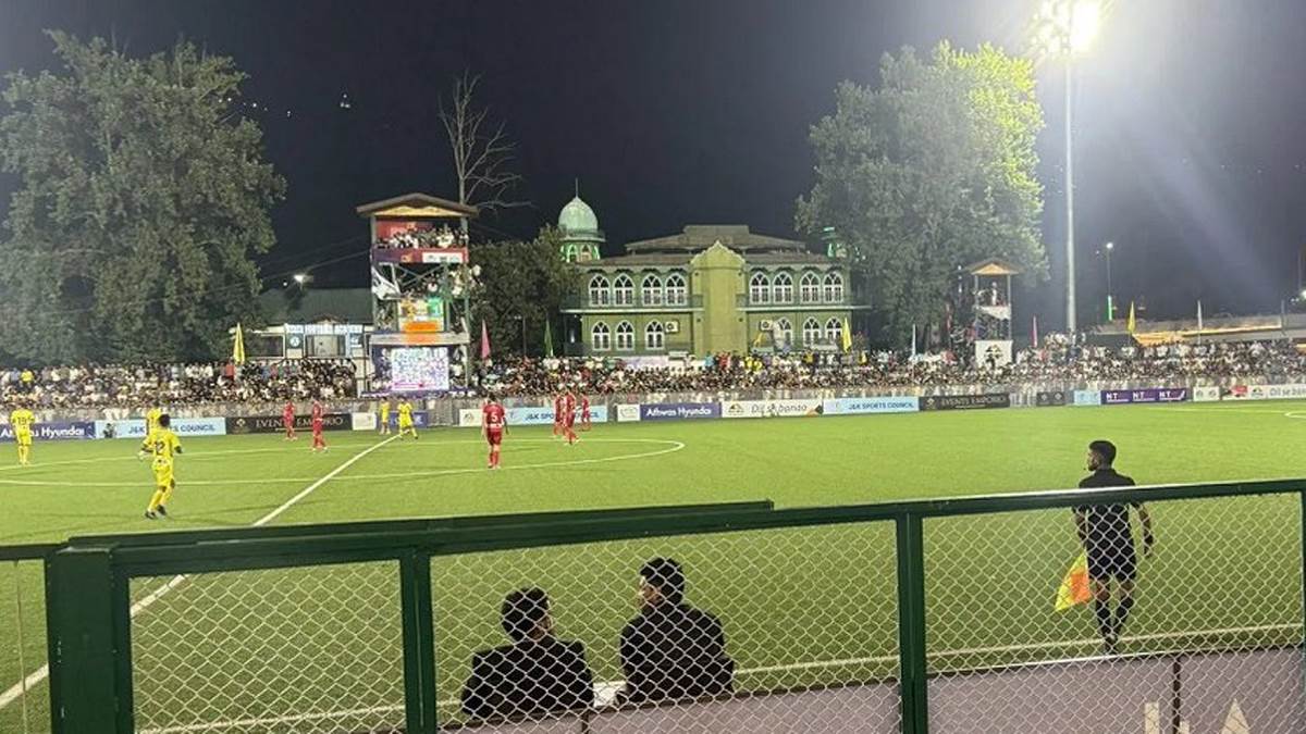 srinagar 15 detained for allegedly not standing during national anthem at football match