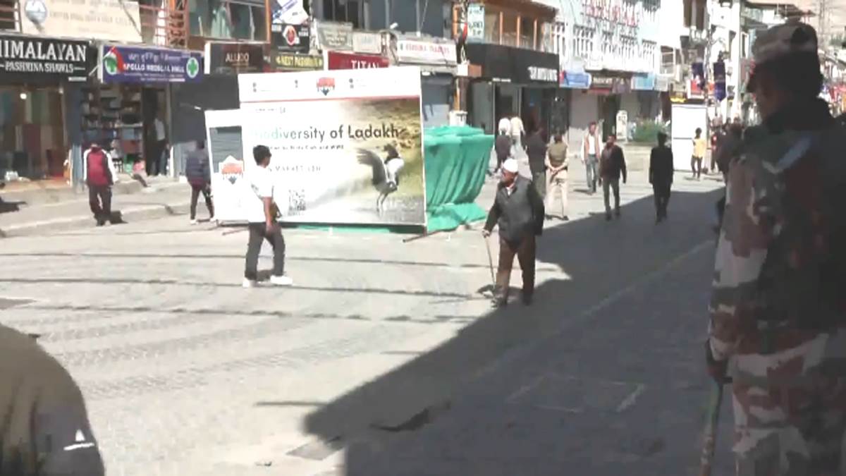 ladakh situation update calm returns to leh internet curbs remain