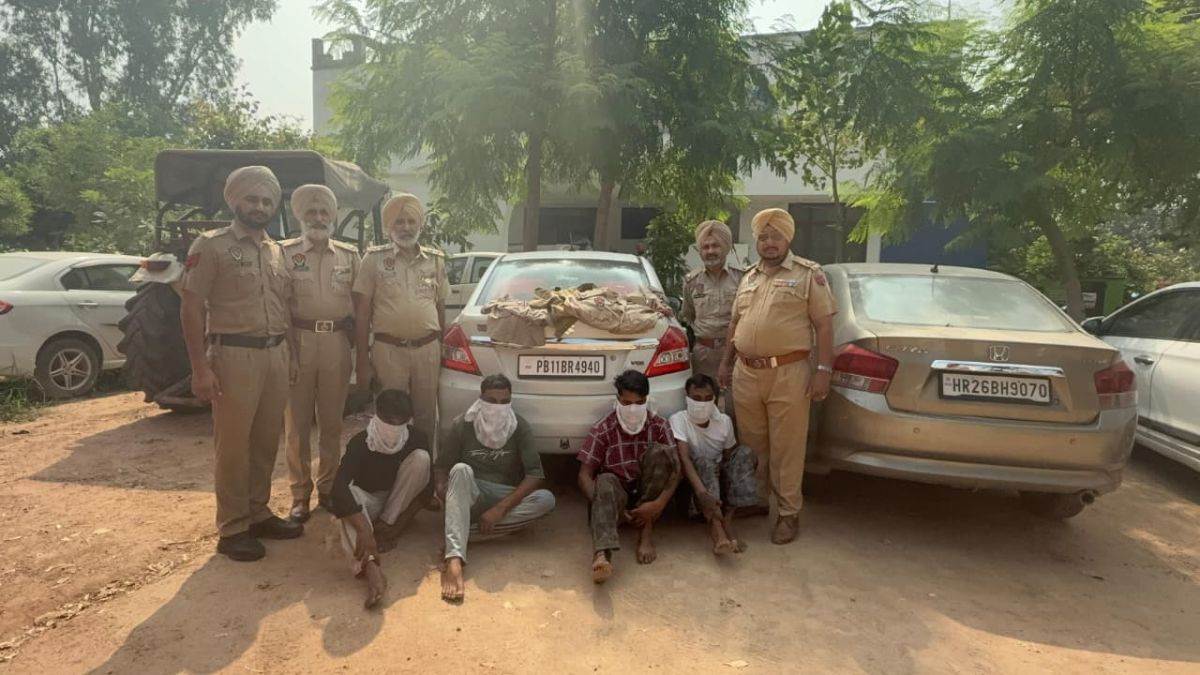 gang of fraudsters disguised as law enforcers busted in moga 4 accused arrested