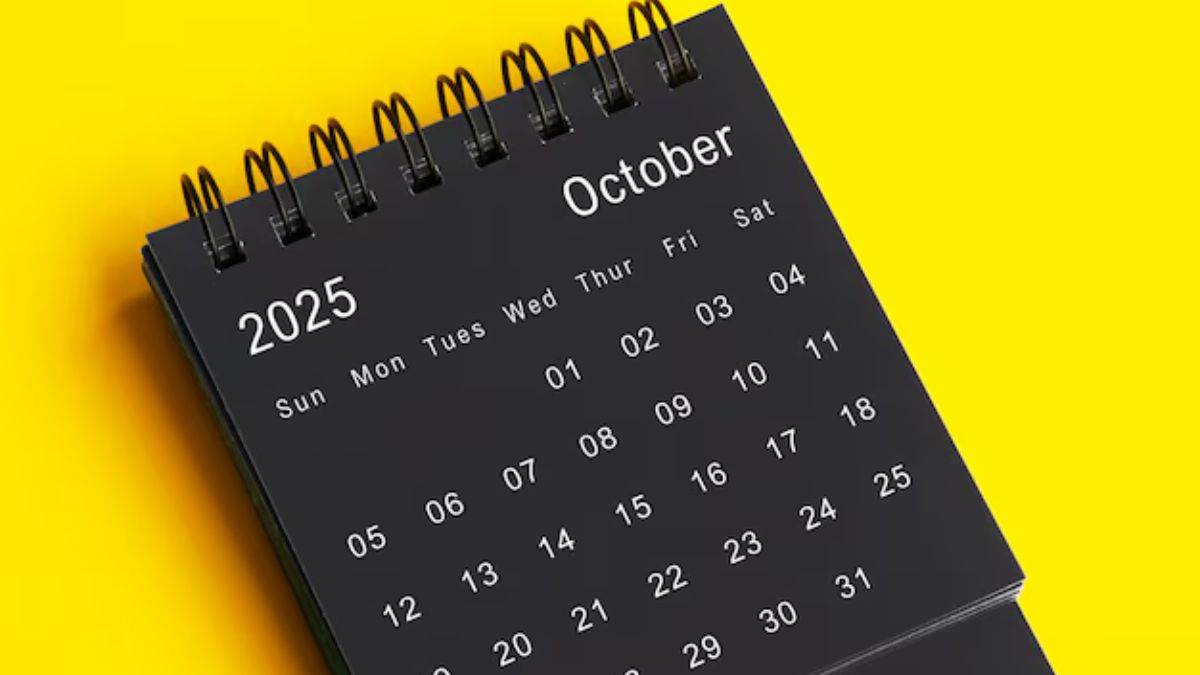 october calendar 2025 important events with dates of this month check here