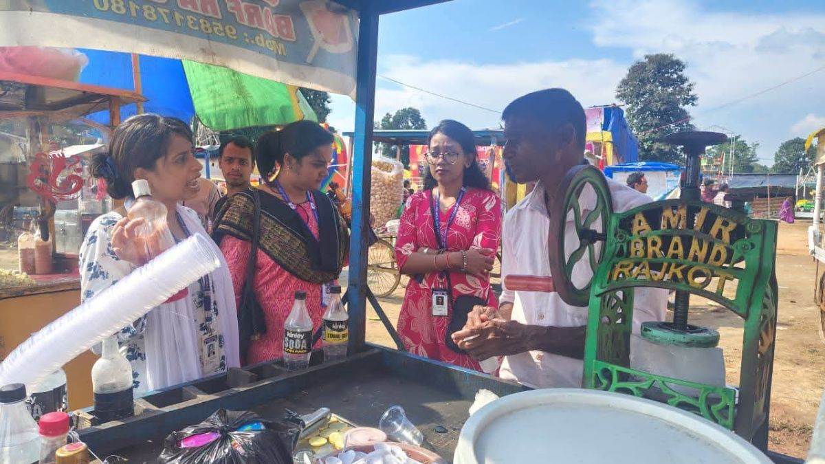 raourkela durga puja food safety inspection stale food destroyed