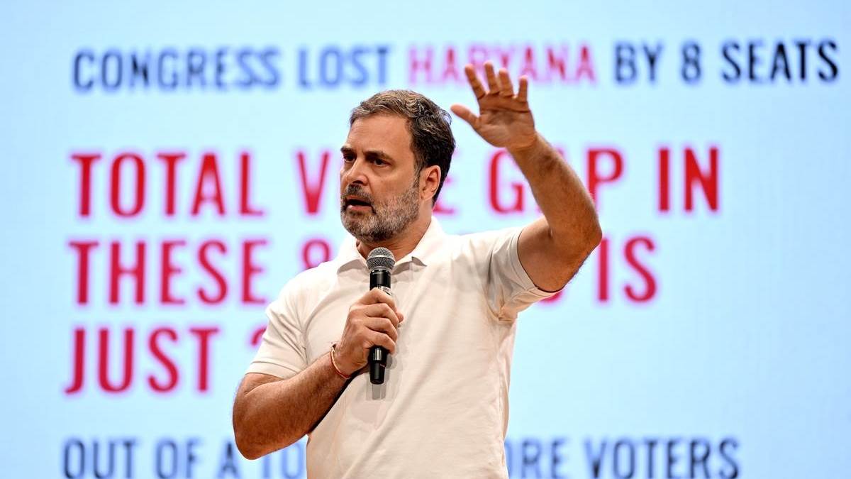 bjp slams congress over bihar voter list revision after sir rahul gandhi vote chori allegation