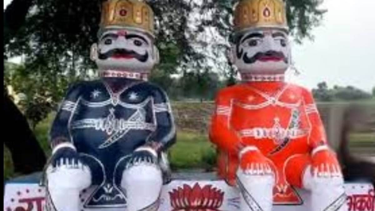 unique dussehra villagers worship ravana kumbhakarna for prosperity