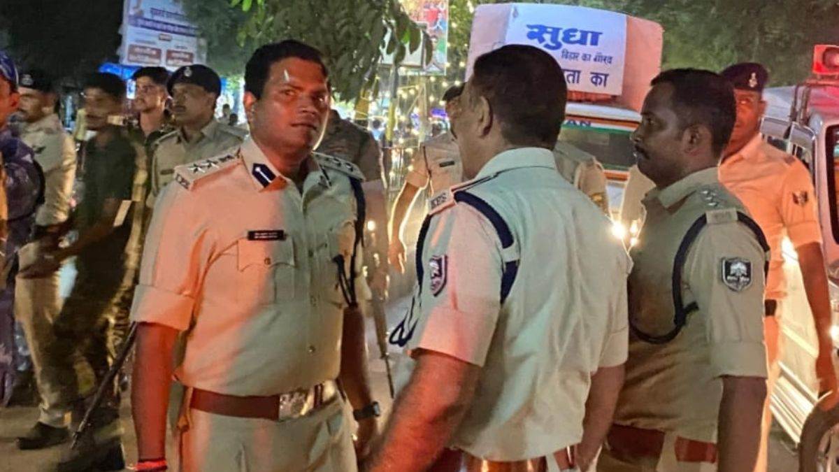 navratri security police on alert for durga puja crowds in chapra