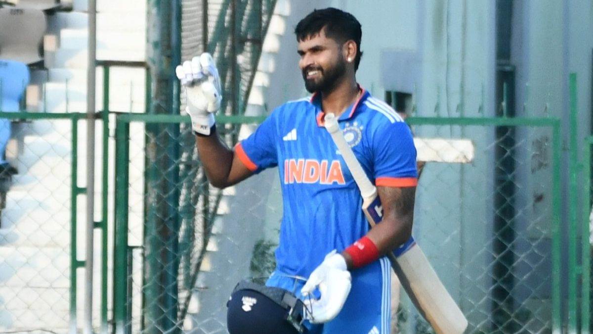 shreyas iyer staked his claim team india with a century against australia a
