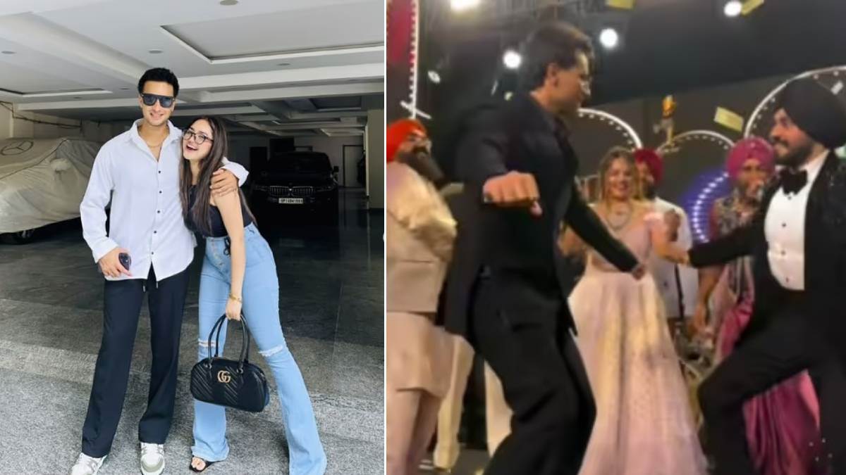 cricketer abhishek sharma attends sisters shagun ceremony after asia cup win