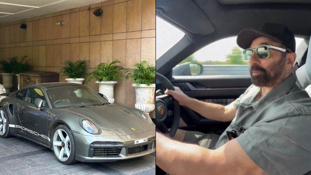 sunny deol drives rs 4 crore porsche 911 turbo 50 see viral video fact check and details