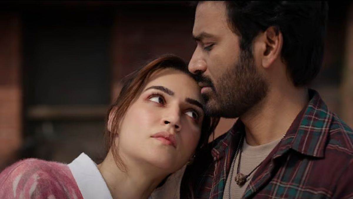 tere ishk kriti sanon and dhanushs intense love story teaser released filled with emotional drama