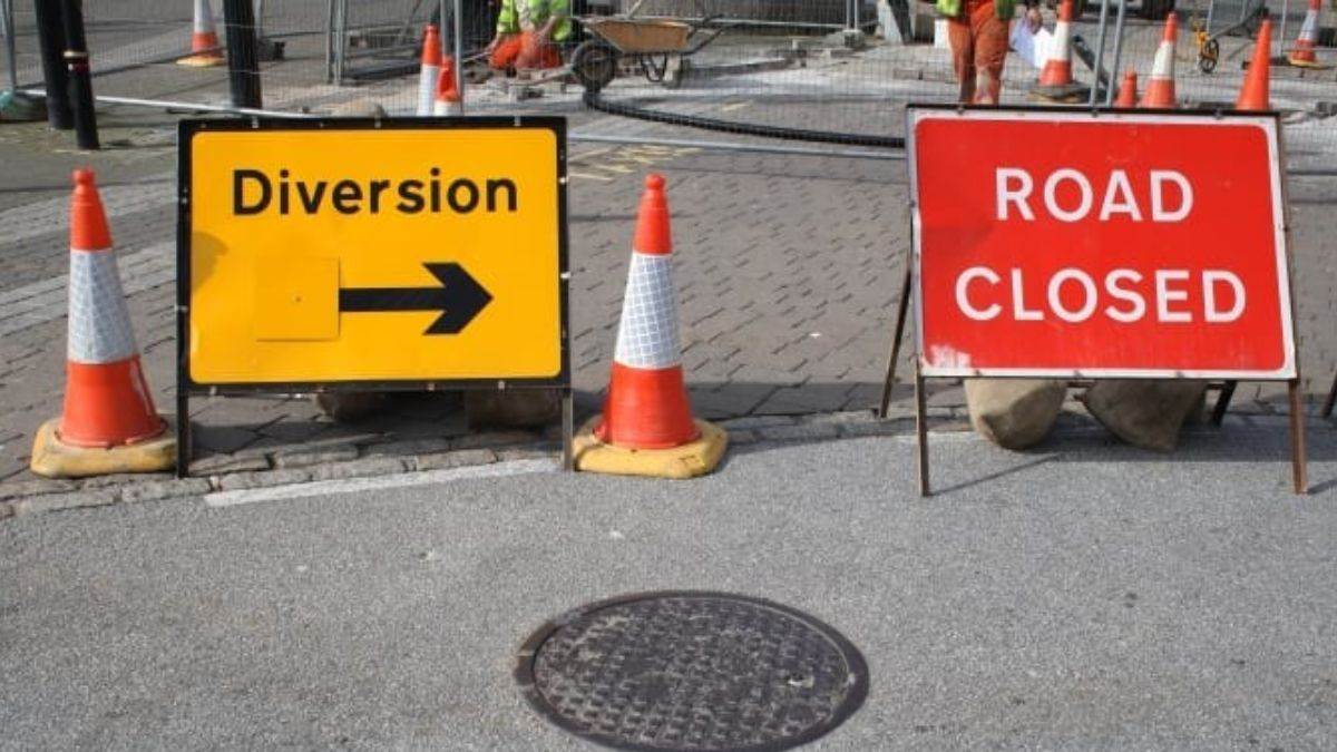 ncr traffic diversion delhi rajendra prasad road update one way rule2025