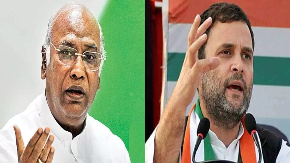 Congress: मल्लिकार्जुन खरगे ने किया साफ- राहुल गांधी के नेतृत्व में कांग्रेस  लड़ेगी 2024 में लोकसभा चुनाव - Congress Will Contest Next Loksabha Polls  Under Rahul Gandhi Leadership