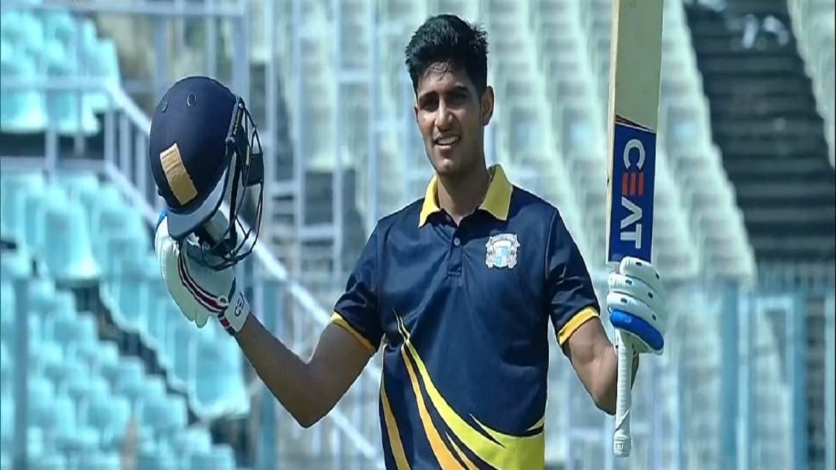 syed mushtaq ali trophy 2022 shubman gill hit century against karnataka after maiden call in indian t20 team and hit 9 sixes 11 fours