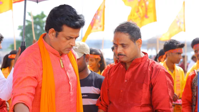 Ravi Kishan shoot for Ayodhya ke Shreeram