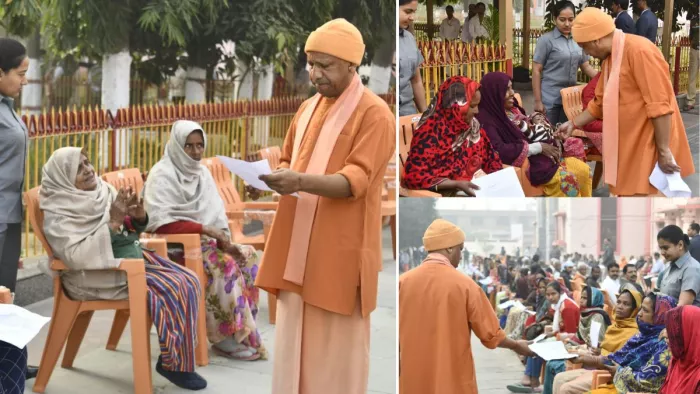 जनता दर्शन में मुख्यमंत्री ने सुनीं करीब 300 लोगों की समस्या। -जागरण