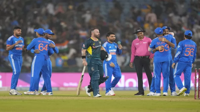 भारत जीती टी20 सीरीज, चौथे मैच में 20 रन से हराया। फोटो- एपी