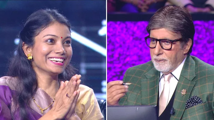 केबीसी 15 के मंच पर पहुंचीं ये मजेदार कंटेस्टेंट (Photo Credit- KBC 15 Sony Liv)