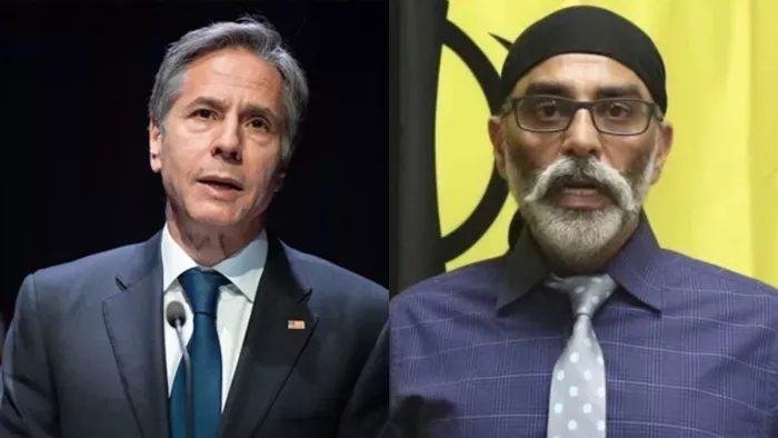 US on Khalistani terrorist अमेरिकी विदेश मंत्री एंटनी ब्लिंकन।