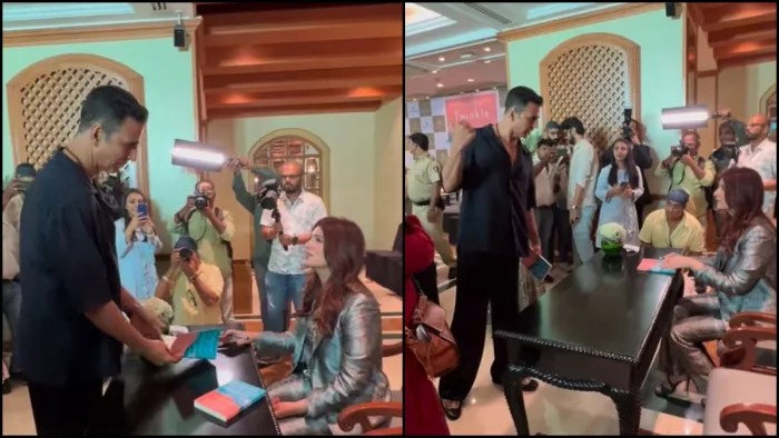 ट्विंकल खन्ना ने अक्षय कुमार को ऑटोग्राफ देने से किया मना। (फोटो क्रेडिट- इंस्टाग्राम)