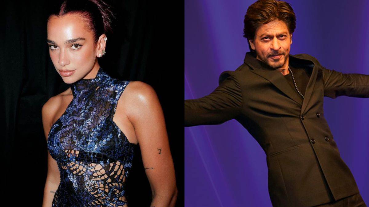 dua lipa surprises fans at mumbai concert popstar performs levitating and srk wo ladki jo crossover see video