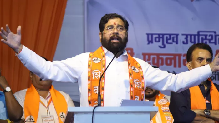 एकनाथ शिंदे की हालत में अब सुधार बताया जा रहा है। (File Image)