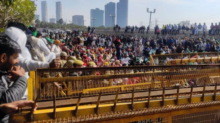 नोएडा की ओर से किसान (Farmer Protest in Noida) दिल्ली करेंगे कूच (फाइल फोटो)।