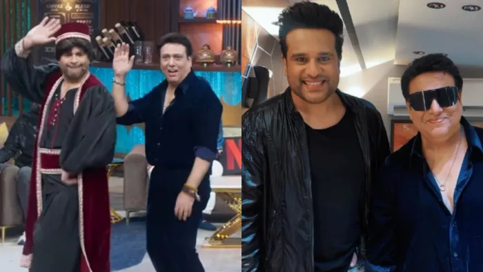 कपिल शर्मा के शो में साथ नजर आए कृष्णा और गोविंदा (Photo Credit- Instagram)