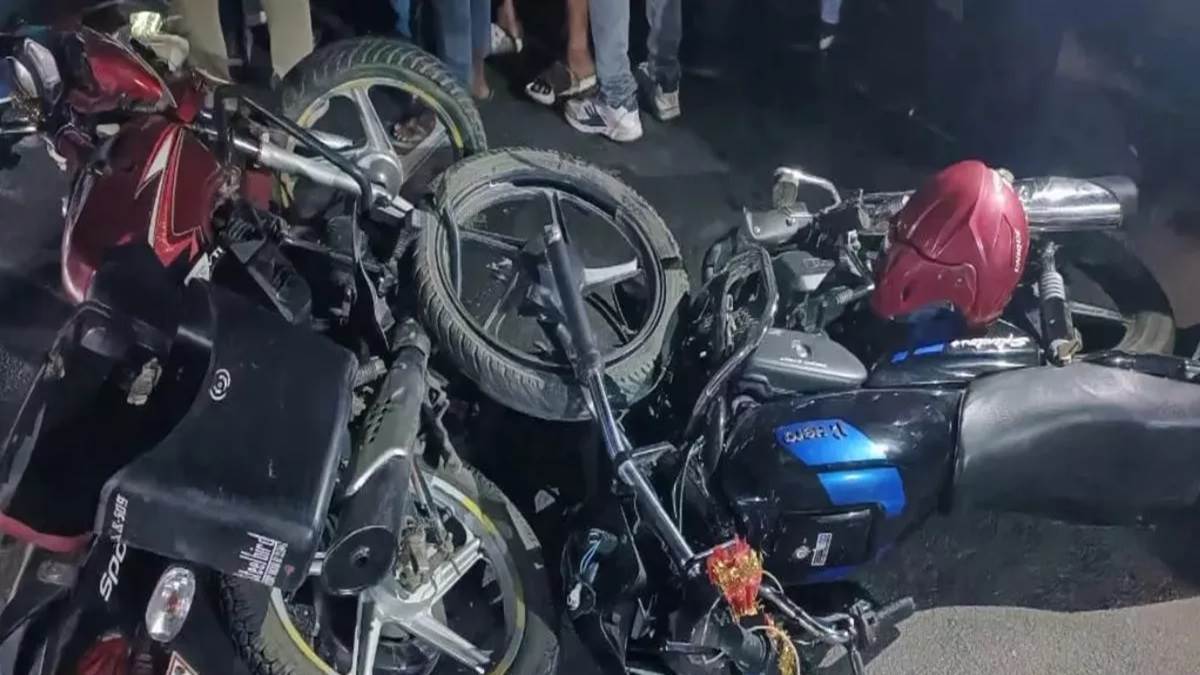 purnia news horrific road accident six bike riders died chaos in the family