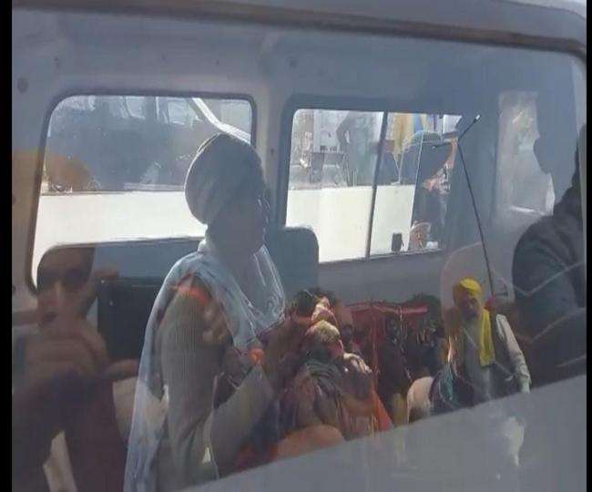 लुधियाना के खन्ना में ठेका कर्मचारियाें का फिर प्रदर्शन। (जागरण)