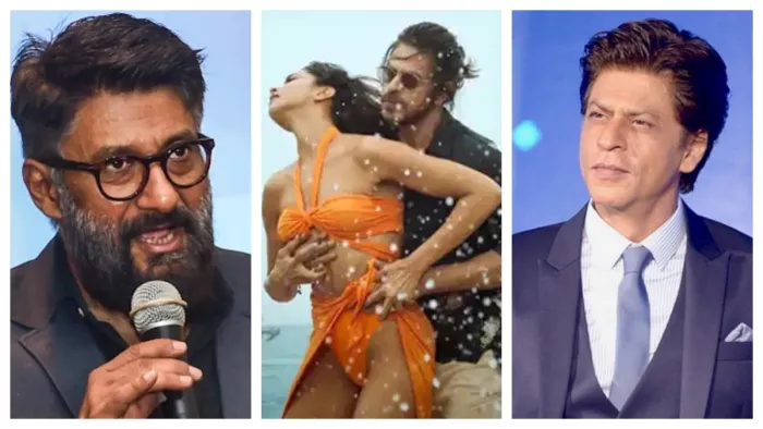 Vivek Agnihotri is receiving threats on social media after on Besharam Rang Shah Rukh Khan