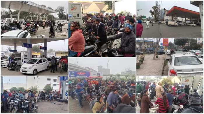 पूरे पंजाब में बस-ट्रक चालकों का चक्का जाम, पेट्रोल-डीजल भरवाने के लिए लगी लंबी लाइनें