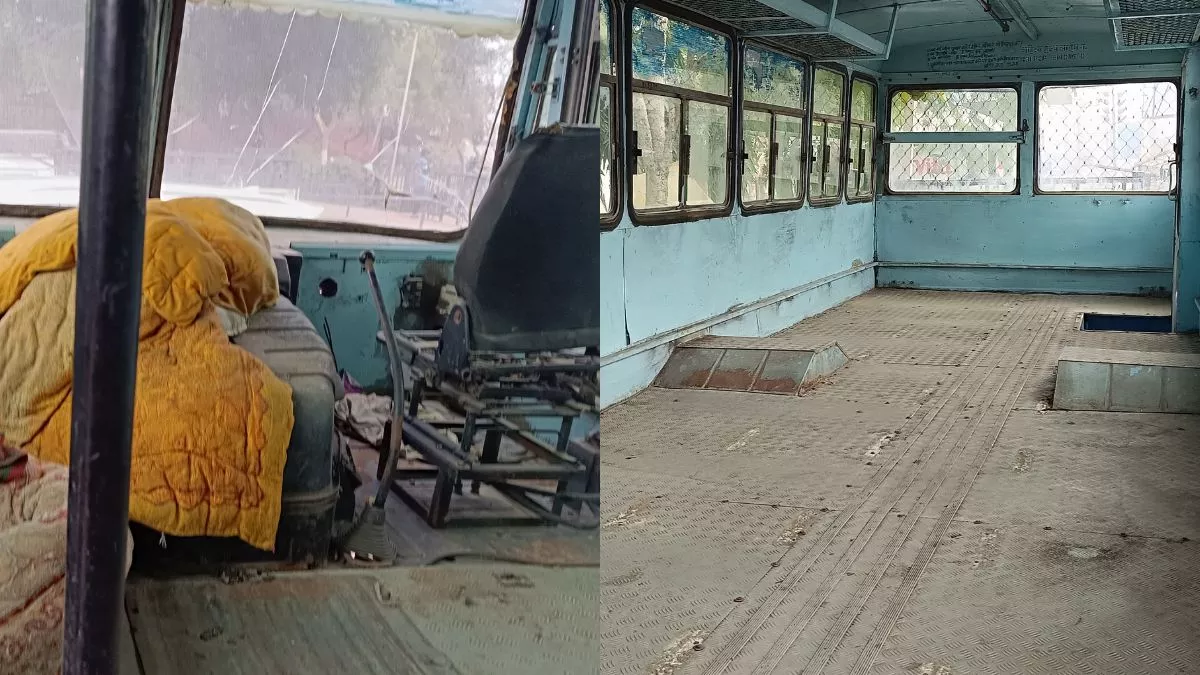 कड़ाके की ठंड! पुरानी धूल खाती रोडवेज बसों में बनाया गया रैन बसेरा, मुसाफिरों के लिए लगाए गए बिस्तर