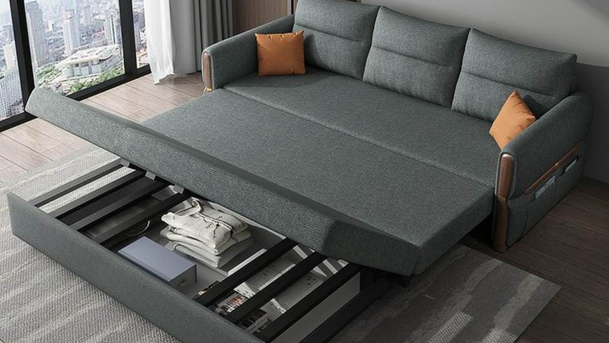 फर्नीचर मार्केट में तहलका मचा रहे हैं साल 2024 के लेटेस्ट डिजाइन वाले Sofa Cum Bed आते हैं ज्यादा स्टोरेज संग