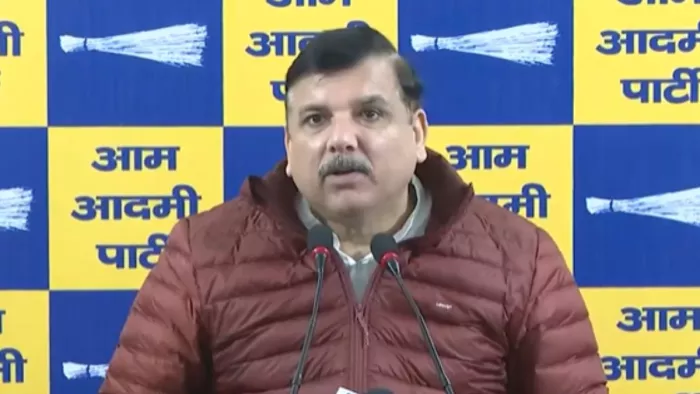 Delhi News: संजय सिंह ने नई दिल्ली निर्वाचन कार्यालय में दर्ज कराई शिकायत। फोटो संजय सिंह एक्स