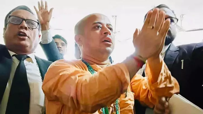 चिन्मय कृष्ण दास को नहीं मिली जमानत। ( फाइल फोटो )