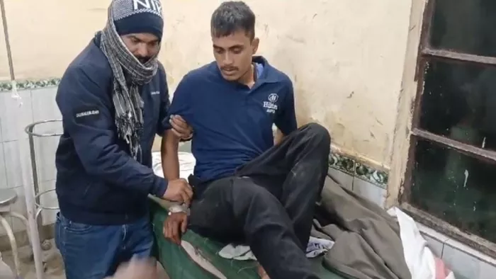 गोपालगंज में कार सवार बदमाशों के साथ मुठभेड़ (जागरण)