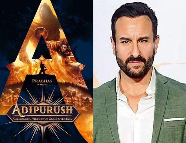 Adipurush poster and saif ali khan. Photo- instagram
