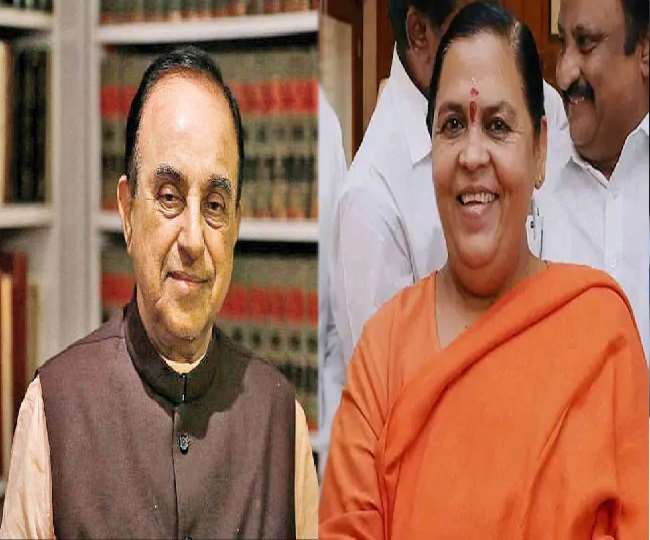 भाजपा की वरिष्ठ नेता उमा भारती सुब्रमण्यम स्वामी मेरे हीरो