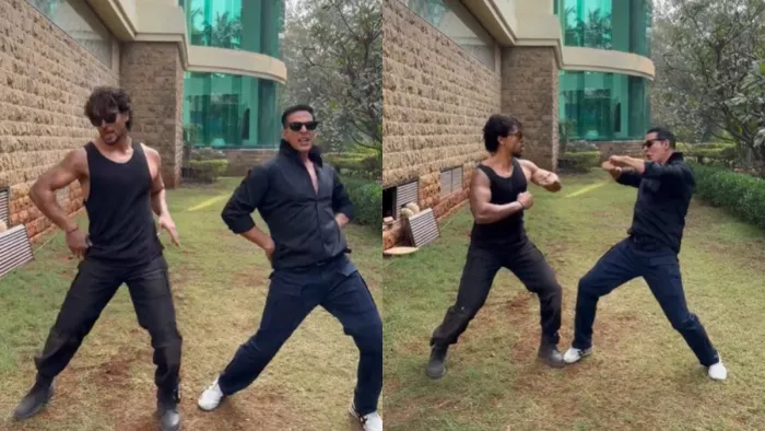 Tiger Shroff, Akshay Kumar, song Main Khiladi, Selfie Song, Selfie Song Main Khiladi, Akshay Kumar Tiger Shroff Dance Video