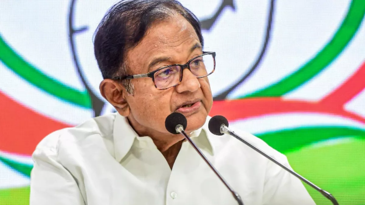 कांग्रेस के वरिष्ठ नेता पी चिदंबरम (फाइल फोटो)