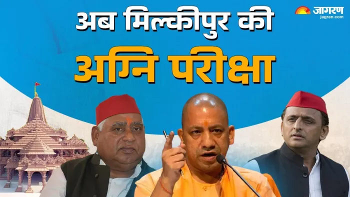 2 फरवरी को मिल्कीपुर में सीएम योगी की जनसभा है। (तस्वीर जागरण)
