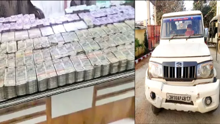 पुलिस द्वारा लुटेरों से बरामद की गई रकम। (फोटो जागरण)