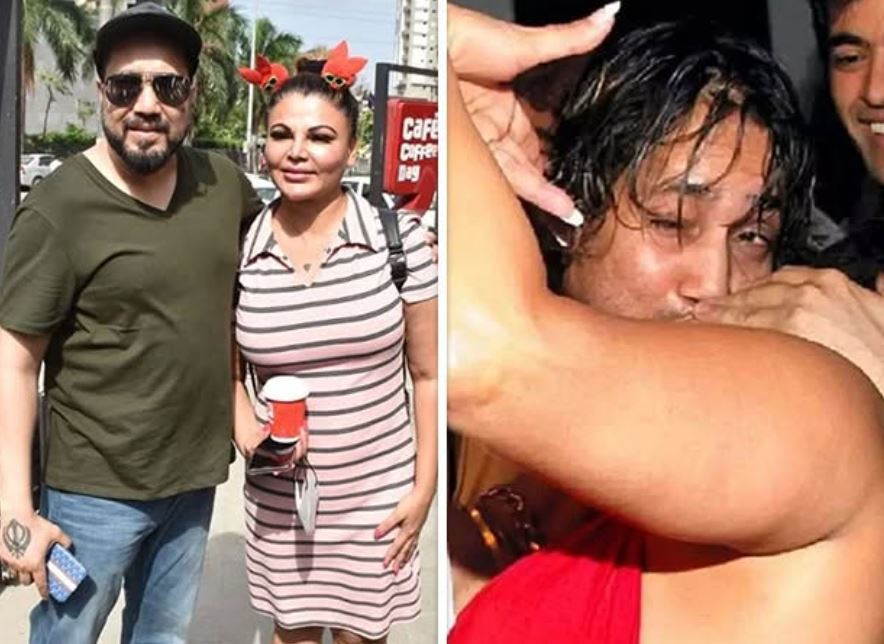 Mika Singh and Rakhi Sawant 